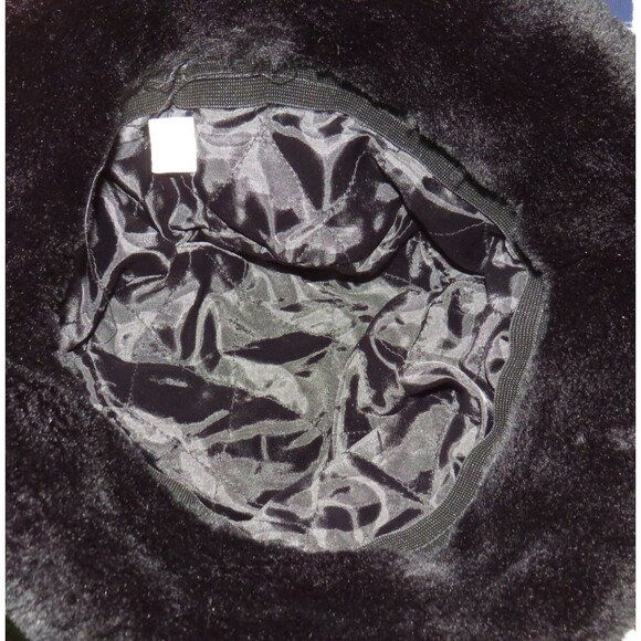 David & Young Black Faux Fur Bucket Hat main image 11